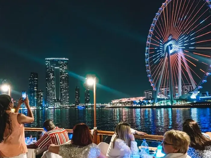 Ain Dubai from a super yacht