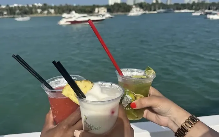 Beverage packages on a luxury yacht charter Dubai